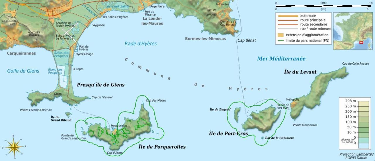 La Gavine Studio Vue Mer Ιέρ Εξωτερικό φωτογραφία